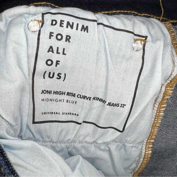 Universal Standard Joni High Rise Curve Skinny Jeans - Plus Size 30L - Picture 7 of 7